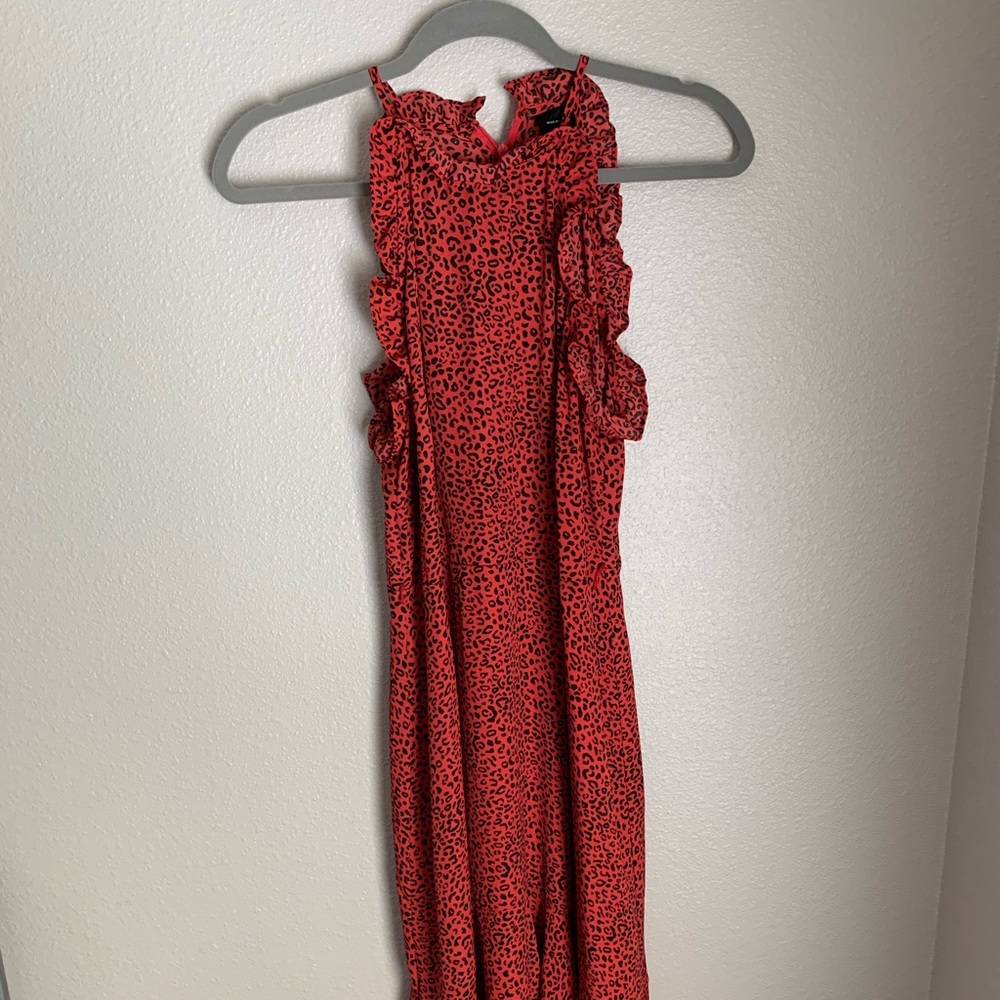 Red Cheetah Print Dress - Gem